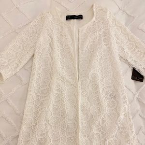 Zara Lace Coat (NWT)